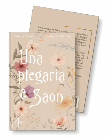 Una plegaria a Saon, de Aura V. Noir y Cian A. Patron (cubierta)